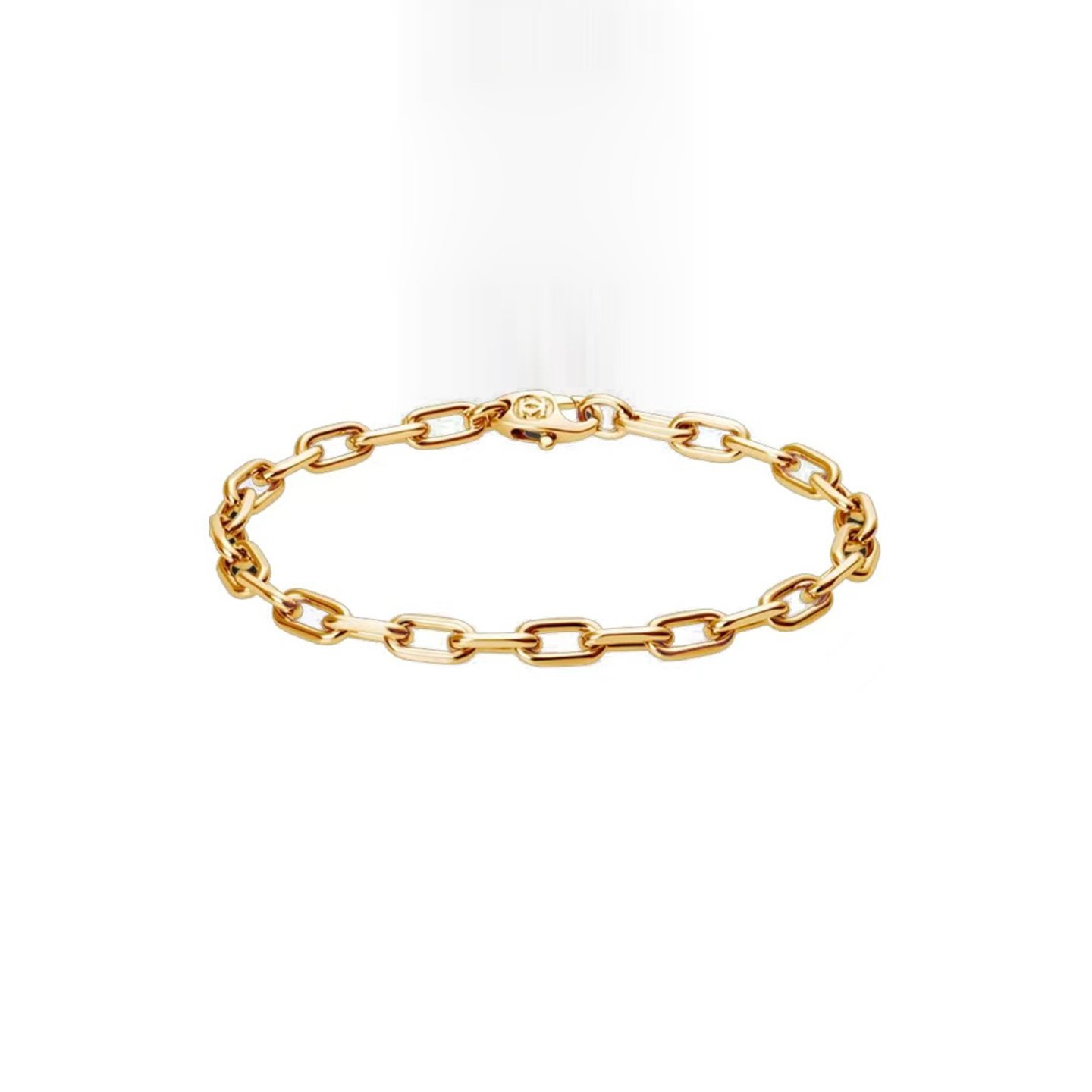 18k gold Cruciform egg shape Spartan bracelet customized