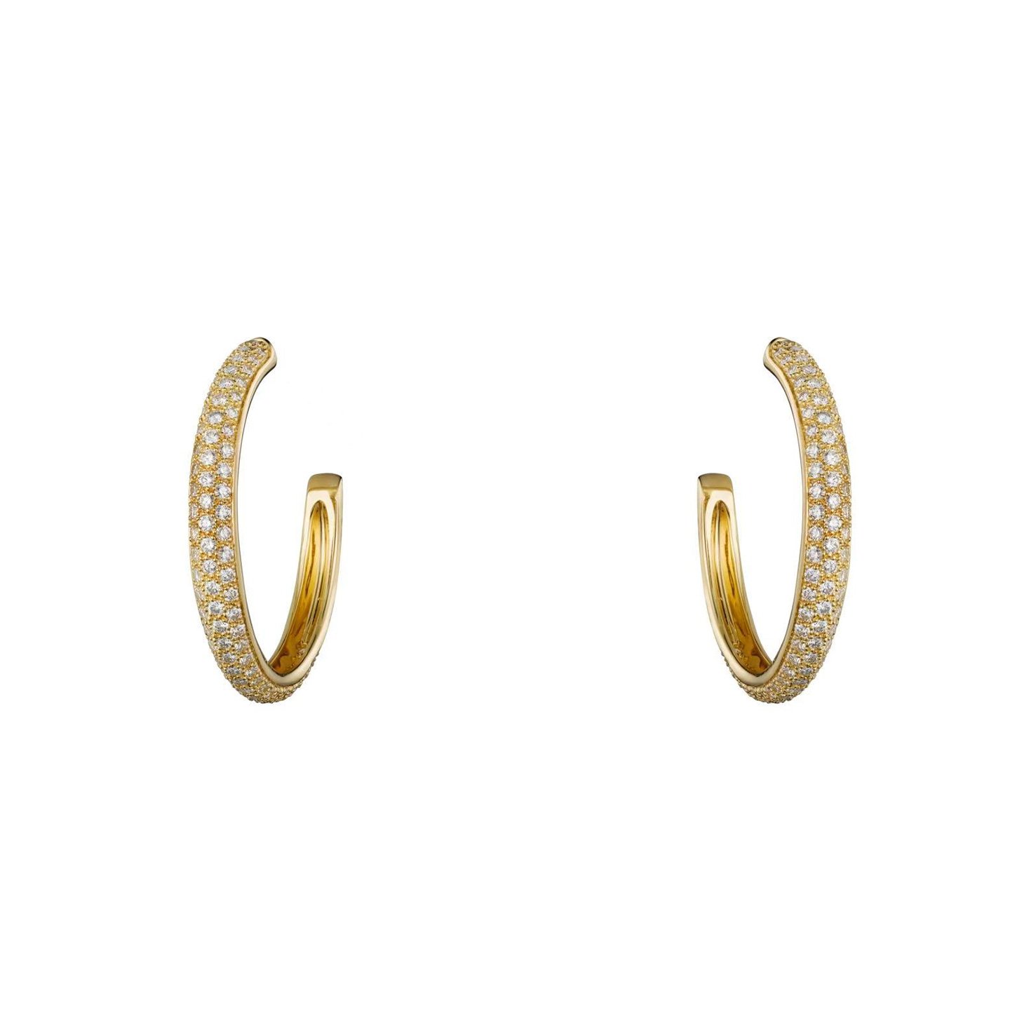 18k gold Diamond earrings customized