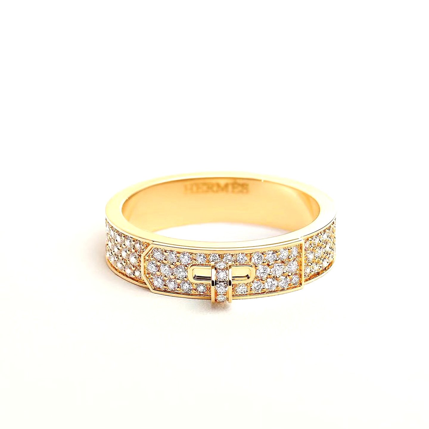 18k gold Full-set diamond Kelly ring customized
