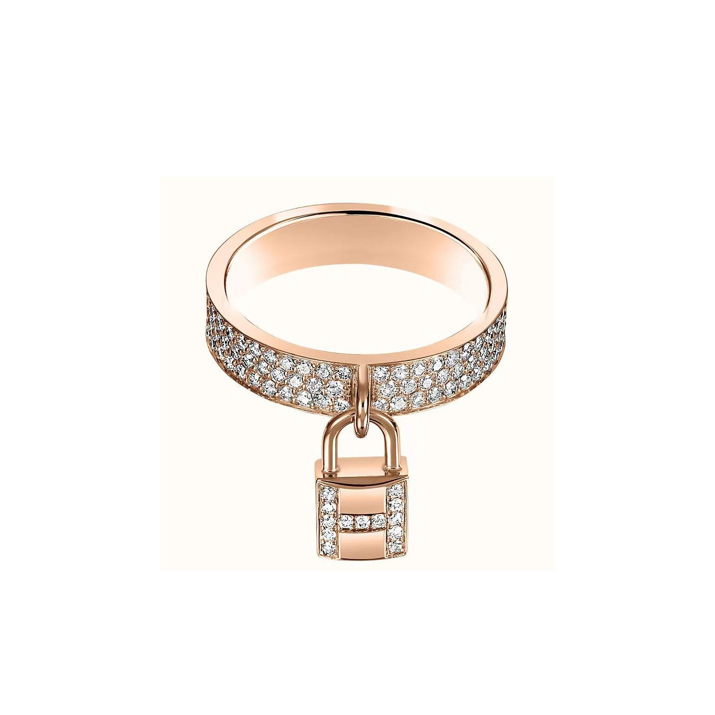 18k gold amulettes ring with natural diamonds customized