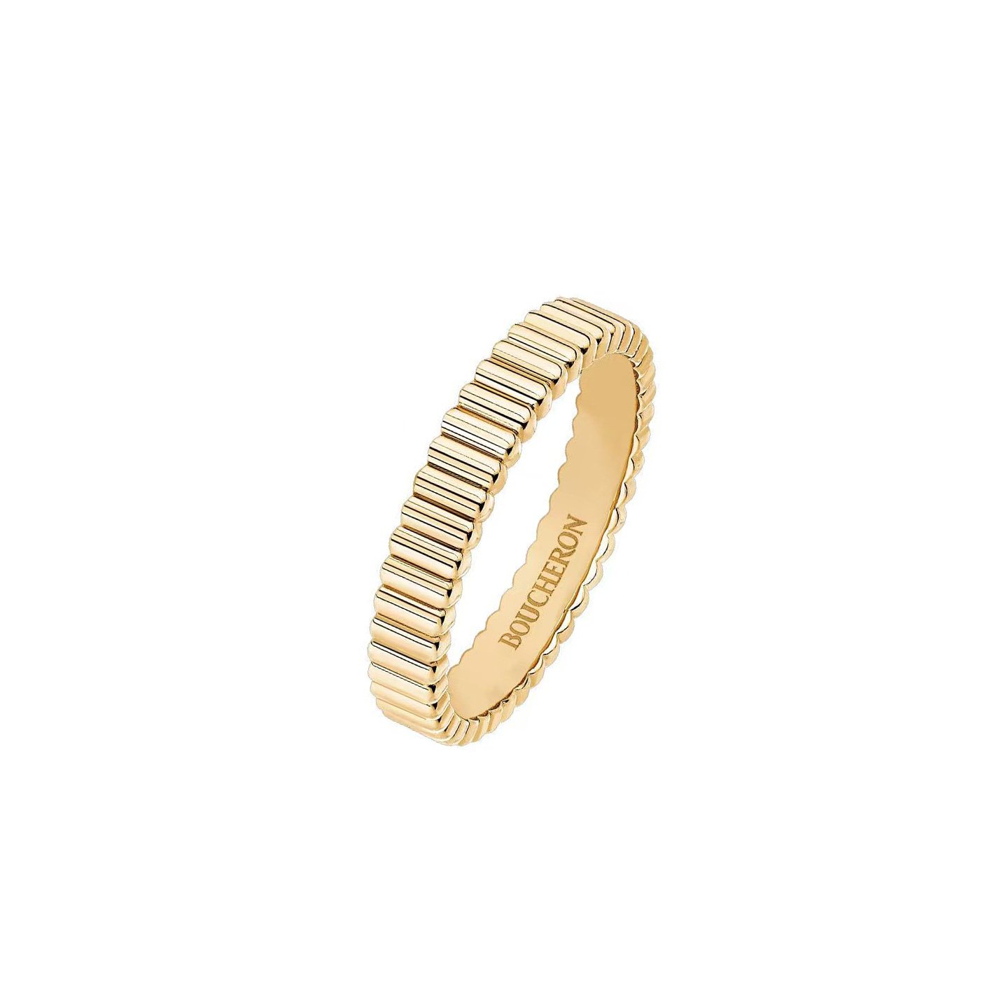 18k gold Lace-patterned quatre ring customized